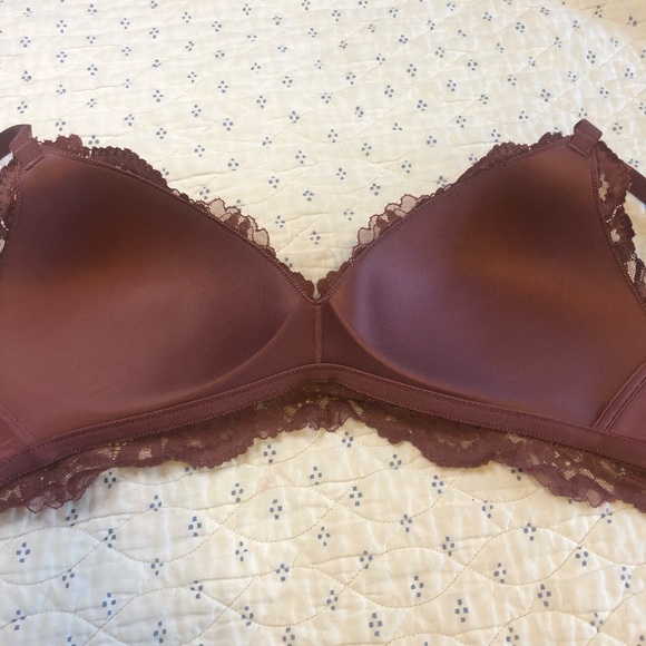 Aerie Real Happy Lightly Lined Bluegrass Lace Bra - Picture 5 of 8